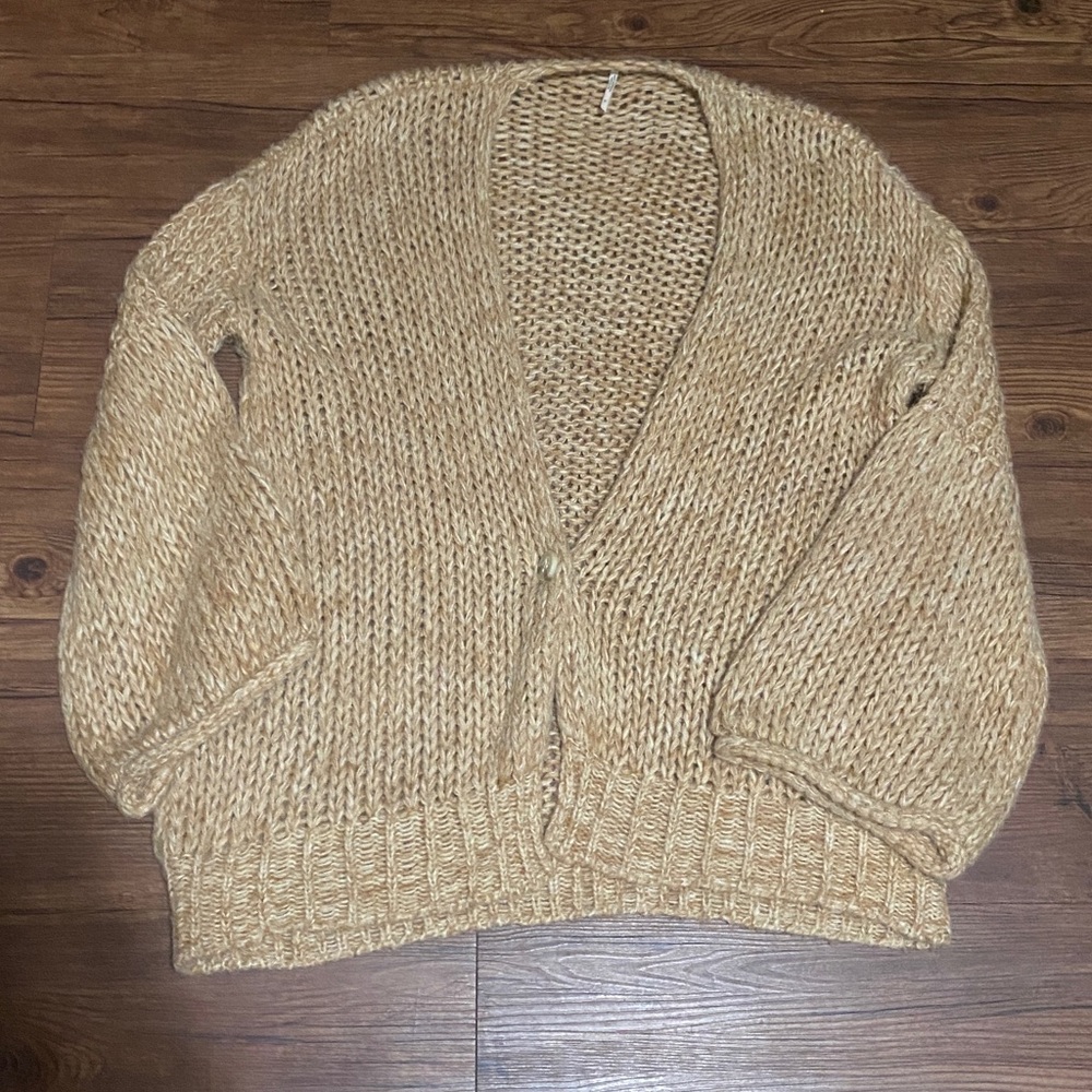 Free People Women's Oversized Home Town Cardigan Size Small